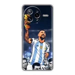 Чохли для Xiaomi POCO F7 Ultra (Leo чемпіон) (AlphaPrint) (Мессі з кубком)