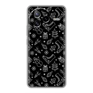 Новорічні, Святкові Чохли для Xiaomi POCO F7 Ultra - 2024 год (Новорічний фон)