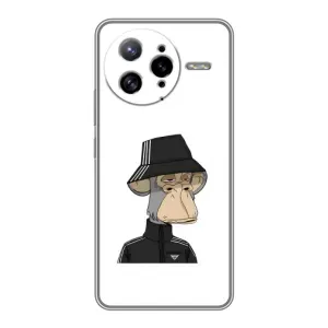 Чехлы с Обезьянами NFT для Xiaomi POCO F7 Ultra (AlphaPrint) (обезьяна NFT Adidas)