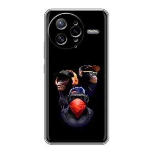 Чохол з Мавпами Xiaomi POCO F7 Ultra - (AlphaPrint) (Три мавпи)