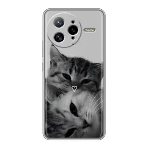 Чохол з малюнком кіт на Xiaomi POCO F7 Ultra (Пара котів)