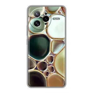 Мраморний чехол на Xiaomi POCO F7 Ultra (VPrint) (Радужний Мрамор)