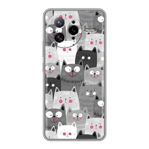 Чохли з Котиками для Xiaomi POCO F7 Ultra (VPrint) (Мальовані котики)