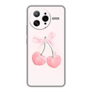 Чохол з розовим принтом для Xiaomi POCO F7 Ultra (Рожеві вишні)