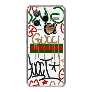 Бренднові Чохли для Xiaomi POCO F7 Ultra - (PREMIUMPrint) (Стиль GUUCI)