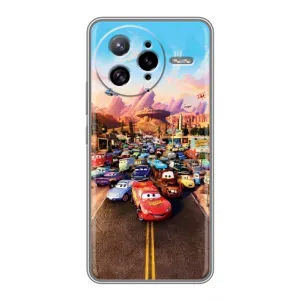 Силиконовый чехол Маквин для Xiaomi POCO F7 Ultra (Тачки на трассе)