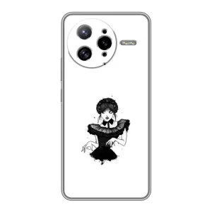 Чехлы Венсдей на Xiaomi POCO F7 Ultra Уэнсдей (AlphaPrint) (танец Уэнздей)