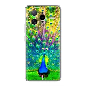 Чохол з пташками на Xiaomi POCO F7 Ultra (VPrint) (Яскравий Павлин)