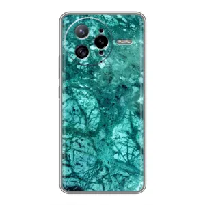 Мраморний чехол на Xiaomi POCO F7 Ultra (VPrint) (Зелений мрамор)