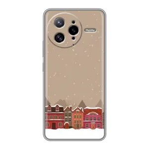 Новорічні, Святкові Чохли для Xiaomi POCO F7 Ultra - 2024 год (Зимове місто)
