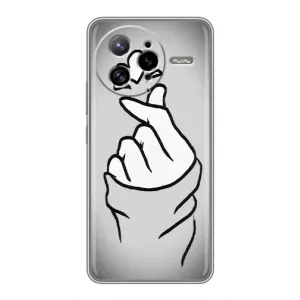 Чохол з принтом для Xiaomi POCO F7 Ultra (AlphaPrint - Знак сердечка) (Значок Love)