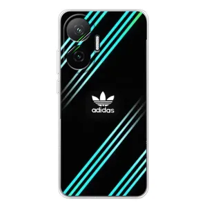 Чехлы Адидас для Xiaomi POCO F7 (AlphaPrint) (Адидас с полосами)