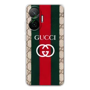 Чехлы ГУЧЧИ для Поко Ф7 (AlphaPrint) (Gucci дизайн)