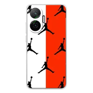 Чехлы для Xiaomi POCO F7 - с картинкой JORDAN (AlphaPrint) (Лого Джордан)