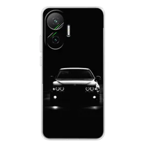 Чехол для Поко Ф7 - с принтом БМВ (AlphaPrint) (Машина BMW)