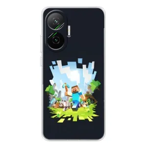 Чохол Майнкрафт на Xiaomi POCO F7 (AlphaPrint) Minecraft (персонажі Minecraft)
