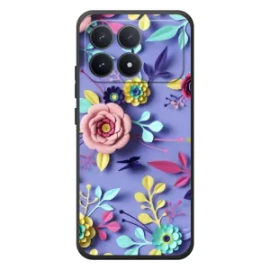 Чехлы с Цветами для Xiaomi Poco F8 Pro (VPrint) (Цветочный дизайн)