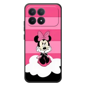 Эксклюзивный чехол для Xiaomi Poco F8 Pro (AlphaPrint - Мультяшные) (Девочка Maus)