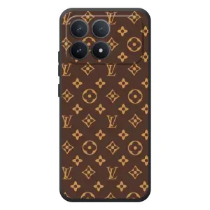 Чехлы Луи Витон для Xiaomi Poco F8 Pro (AlphaPrint - LOUIS VUITTON) (фон LOUIS VUITTON)