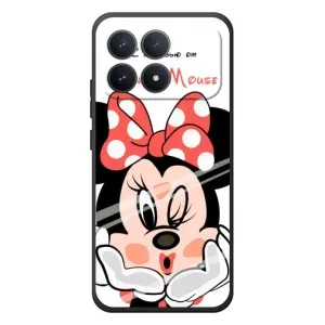 Эксклюзивный чехол для Xiaomi Poco F8 Pro (AlphaPrint - Мультяшные) (Маус Минни)
