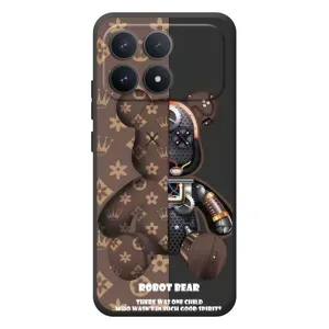 Крутые Чехлы Луи Виттон для Xiaomi Poco F8 Pro (AlphaPrint) (Медведь Луи Витон)