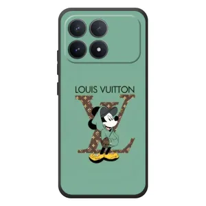 Чехлы Луи Витон для Xiaomi Poco F8 Pro (AlphaPrint - LOUIS VUITTON) (Микки Маус LV)