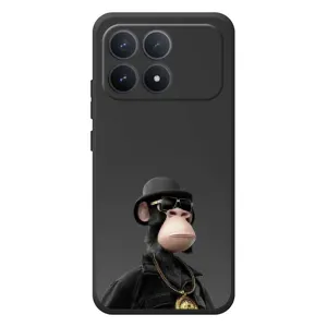 Чехлы с Обезьянами NFT для Xiaomi Poco F8 Pro (AlphaPrint) (Обезьяна NFT)