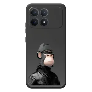 Чехлы с Обезьянами NFT для Xiaomi Poco F8 Pro (AlphaPrint) (стильная обезьяна NFT)