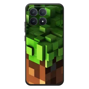 Чохол Майнкрафт на Xiaomi Poco F8 Pro (AlphaPrint) Minecraft (текстура Майнкрафт)