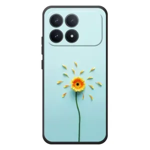 Чехлы с Цветами для Xiaomi Poco F8 Pro (VPrint) (Желтый цветок)