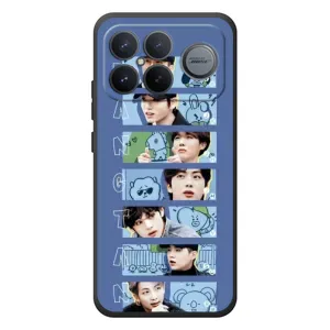 Чехлы BTS для Xiaomi Poco F8 Ultra (AlphaPrint) (Bangtan)
