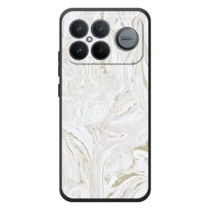 Мраморный чехол на Xiaomi Poco F8 Ultra (VPrint) (Белый мрамор)