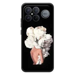 Чехлы (ART) Цветы на Xiaomi Poco F8 Ultra (VPrint) (Белые цветы)