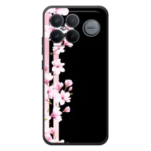 Чехол для :Xiaomi Поко F8 Ультра - с принтом (Дизайнерские) (AlphaPrint) (Цветочки)