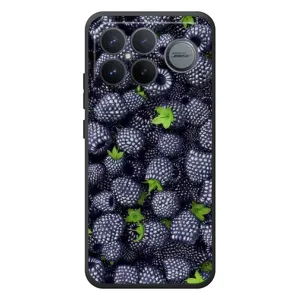 Чехлы с Фруктами для Xiaomi Poco F8 Ultra (VPrint) (Ежевика)