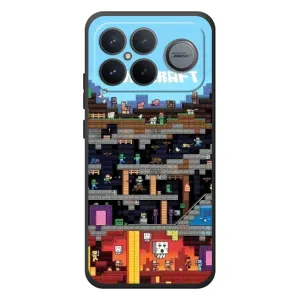 Чохол Майнкрафт на Xiaomi Poco F8 Ultra (AlphaPrint) Minecraft (фон Minecraft)