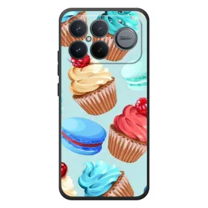 Чехлы с Фруктами для Xiaomi Poco F8 Ultra (VPrint) (Кексики)
