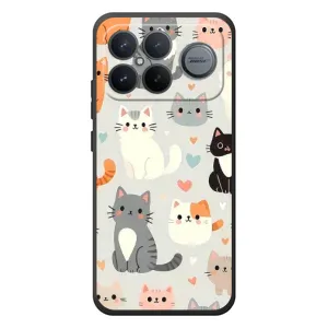 Чохол з малюнком кіт на Xiaomi Poco F8 Ultra (Колаж котів)