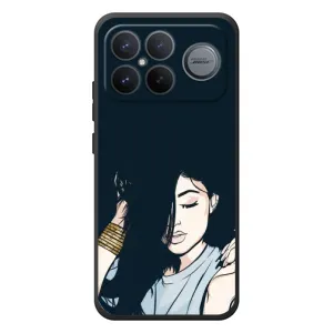Чехол с печатью для Xiaomi Poco F8 Ultra - (Мода) (AlphaPrint) (Красивая девочка)