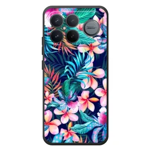 Чехол для :Xiaomi Поко F8 Ультра - с принтом (Дизайнерские) (AlphaPrint) (Красочные цветы)