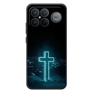 Християнські Чохли для Xiaomi Poco F8 Ultra (AlphaPrint) (Хрест і місто)