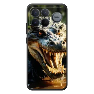 Чохол з картинкою 'Хижаки' для Xiaomi Poco F8 Ultra (Небезпечний крокодил)