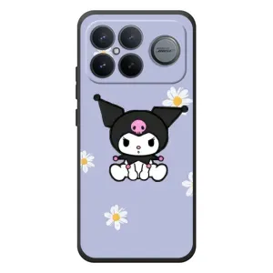 Чехол с кроликом Куроми на Xiaomi Poco F8 Ultra (Куроми в цветах)
