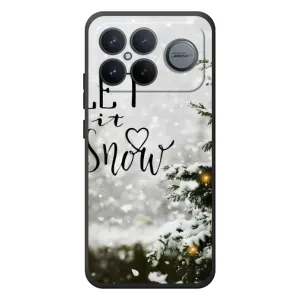 Новогодние, Праздничные Чехлы для Xiaomi Poco F8 Ultra - 2024 год (Let it snow)