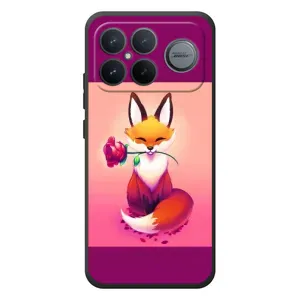Чохли з картинкою Лисичка для Xiaomi Poco F8 Ultra (VPrint) (Лиса з трояндою)