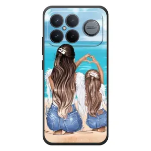 Чехол с печатью для Xiaomi Poco F8 Ultra - (Мама с ребенком) (AlphaPrint) (Мама с доченькой)