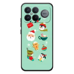 Новогодние Чехлы для :Xiaomi Поко F8 Ультра (VPrint) (Настроение НГ)