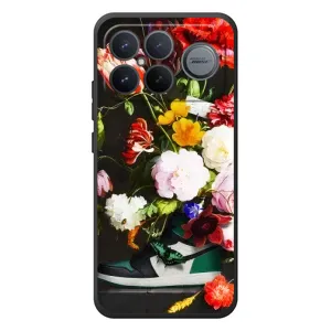 Брендновые Чехлы для Xiaomi Poco F8 Ultra - (PREMIUMPrint) (Nike цветы)