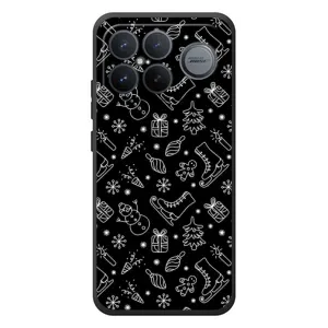Новогодние, Праздничные Чехлы для Xiaomi Poco F8 Ultra - 2024 год (Новогодний фон)