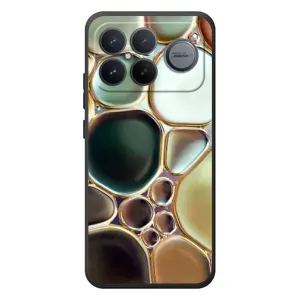 Мраморный чехол на Xiaomi Poco F8 Ultra (VPrint) (Радужный Мрамор)
